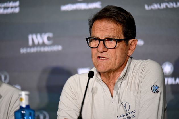 MADRID, SPAIN - APRIL 22: Laureus Ambassador Fabio Capello during the EURO 2024 Press Conference prior to the Laureus World Sports Awards Madrid 2024 at the Palacio de Cibeles on April 22, 2024 in Madrid, Spain.