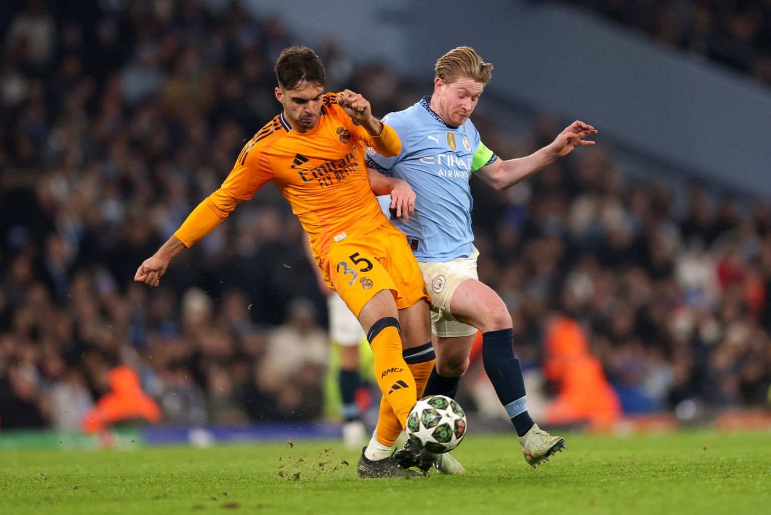 Raul Asencio impresses with a fearless performance in Real Madrid vs Manchester City